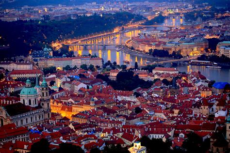 prague night view